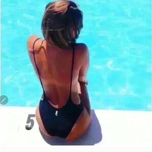 Sunny Co Pamela One-Piece  Swimsuit Black